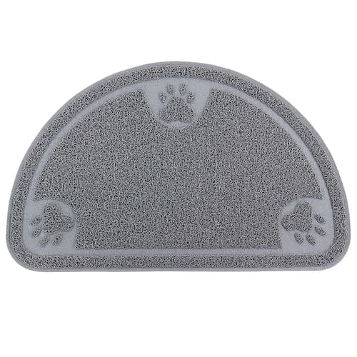 Gibson Home Pet Elements 14.2 x 23.6 Inch Paw Print Placemat in Grey